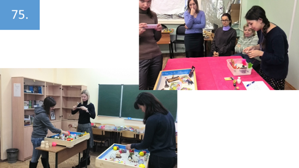 Рисунок 75. Здесь Вы видите заинтересованную работу разных групп магистров различных вузов Москвы. Здесь Вы видите людей, которые вновь пошли учиться и при этом все они продолжают работать в различных школах.