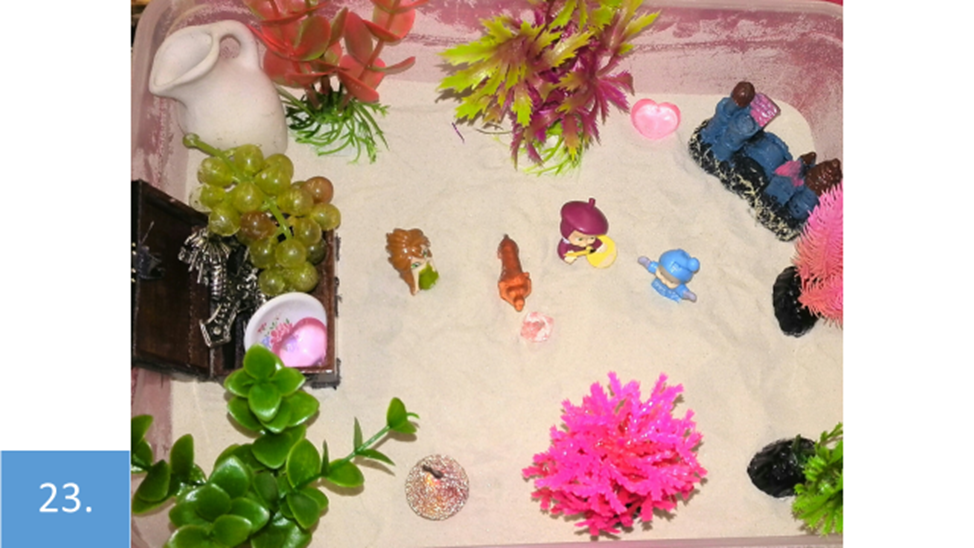 Рисунок 23.  Как видно на этом слайде, даже маленький контейнер позволяет автору строить сложные метафорические картины того, что он думает о себе, о своей мечте, о своих жизненных приоритетах.