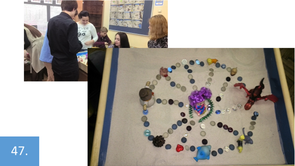 Рисунок 47. Хорошая проработка проблем обычно сопровождается улучшением настроения и самого автора, и тех, кто присутствует при его рассказе о своей композиции.