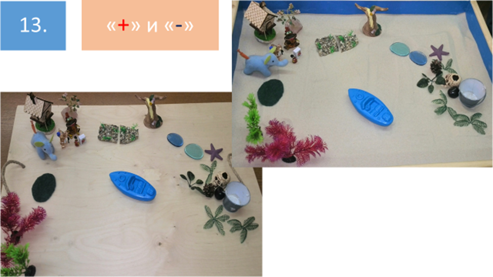 Рисунок 13.    В ряде случаев авторов вполне устраивает и то, что ими было построено просто на поверхности без песка. Пример такого случая приведен на этом слайде.