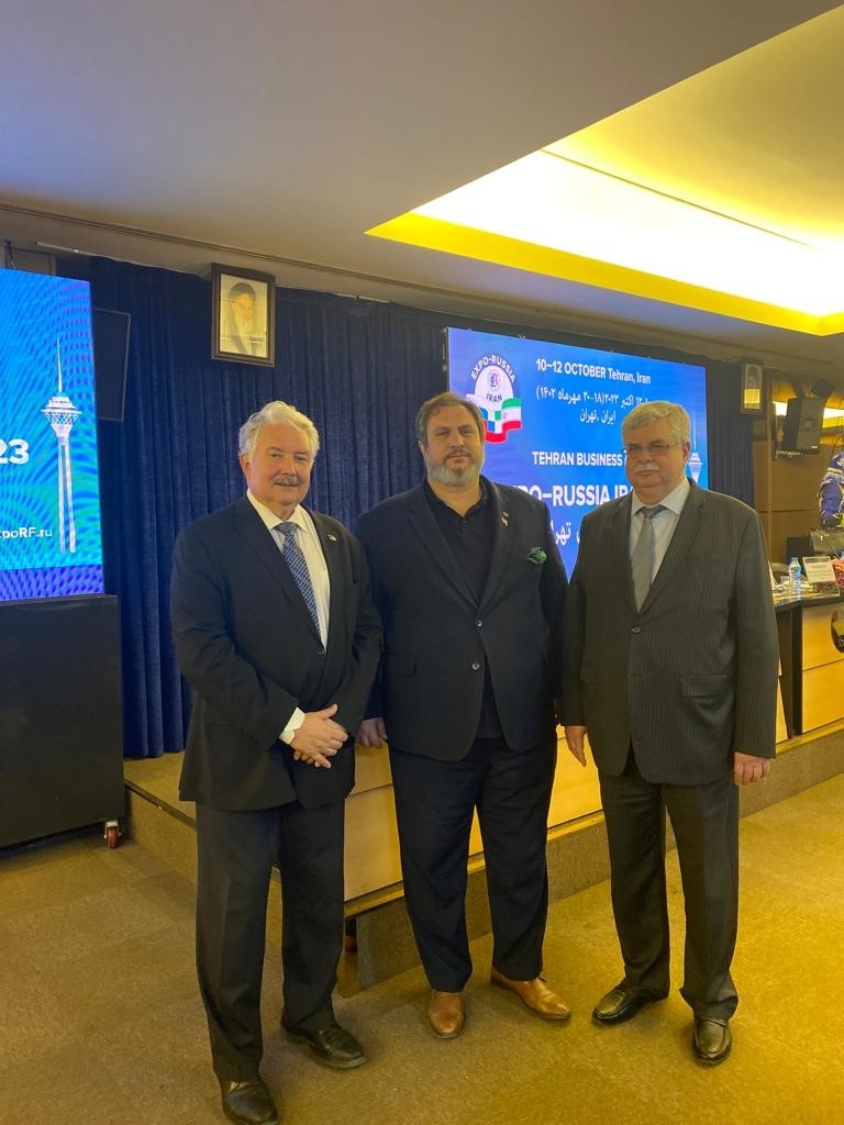 На фото: Сергей Николаевич Бабурин, Элахи Ахмад Реза, Дедов Алексей Юрьевич, российский дипломат, чрезвычайный и полномочный посол России в Иране